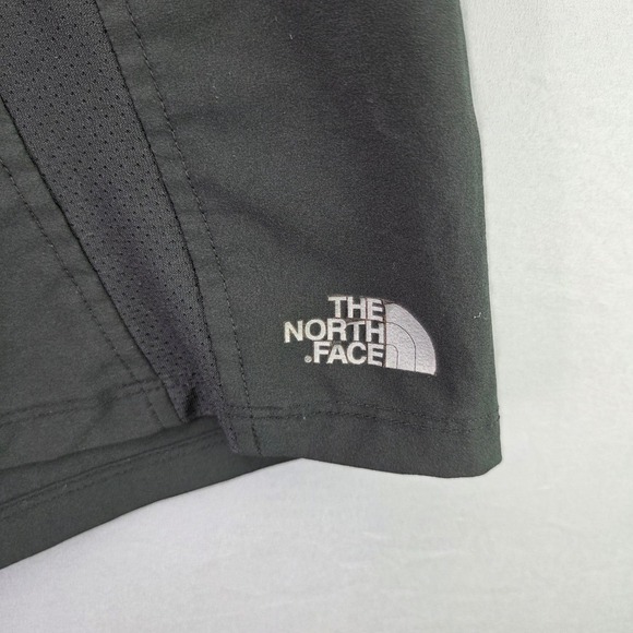 The North Face Flight Series Shorts Womens 8 Black Hiking Running Athletic Zip - Picture 4 of 10